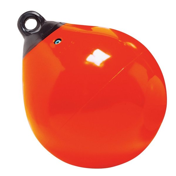 Taylor Made 12in Tuff End&trade; Inflatable Vinyl Buoy - Orange 61143